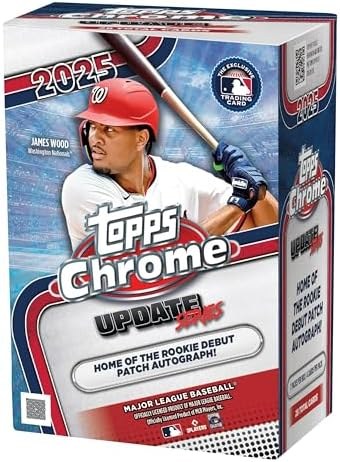 Topps 2025 Chrome Baseball Update Series Value Blaster Box