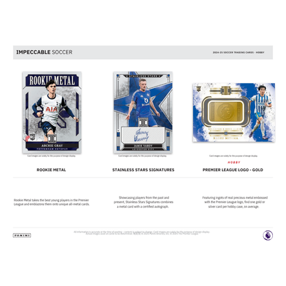 2024/25 Panini Impeccable Soccer Hobby 3 Box Case