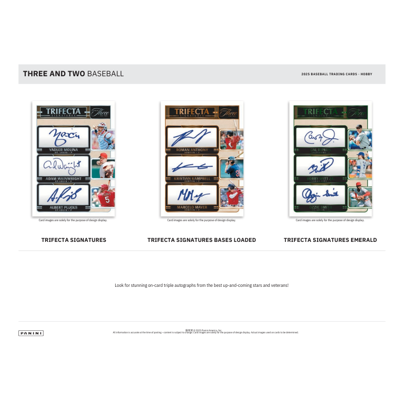 2025 Panini Three &amp; Two Baseball Hobby 10 Box Case