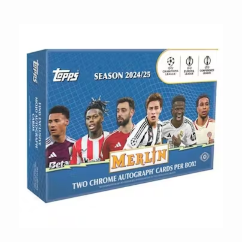 2024/25 Topps Chrome Merlin UEFA Club Competitions Soccer Breaker&